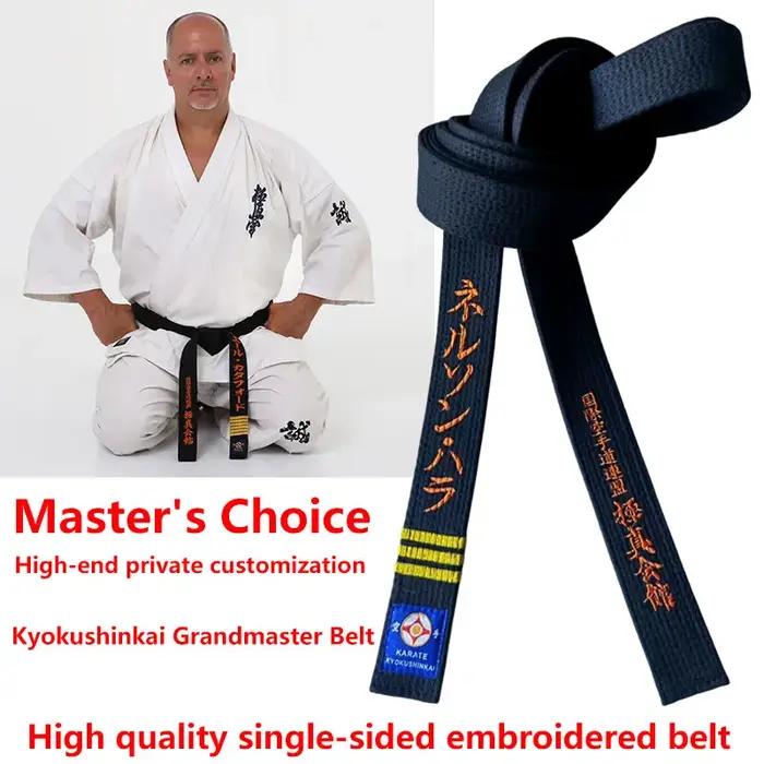 Kyokushin ceintures noires broderie la fédération internationale du karaté IKF Shinkyokushinkai gran