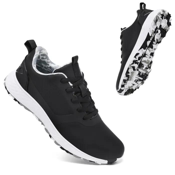 VeXingMing-Chaussures de golf sans crampons non alds pour femmes et hommes, baskets de sport profess
