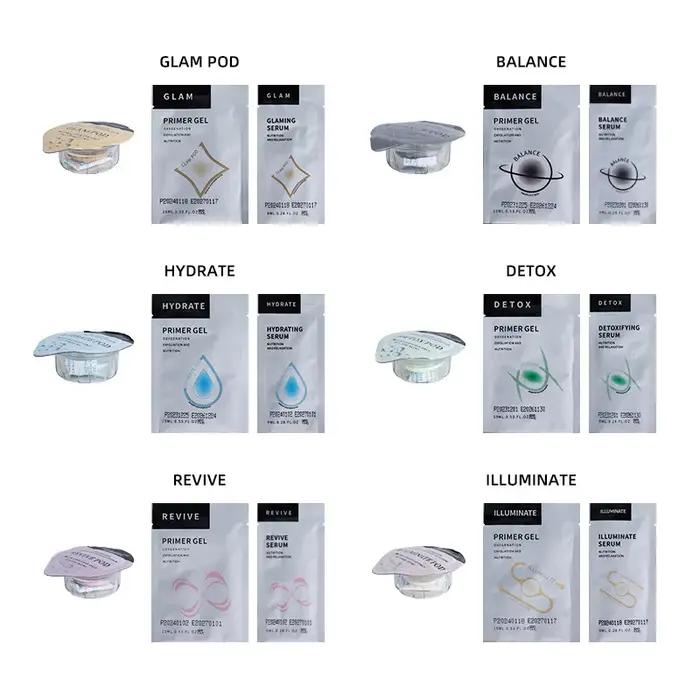 7 Types d'oxygène Jet Spa Capsule sérum Gel visage CO2 oxygène bulle Machine Massage du visage exfol