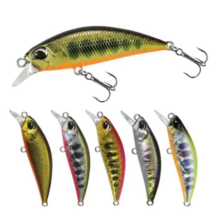 1 pièces leurre méné 3.8cm 3.2g leurre de pêche méné artificiel Jerkbait qualité crochets Wobbler ma