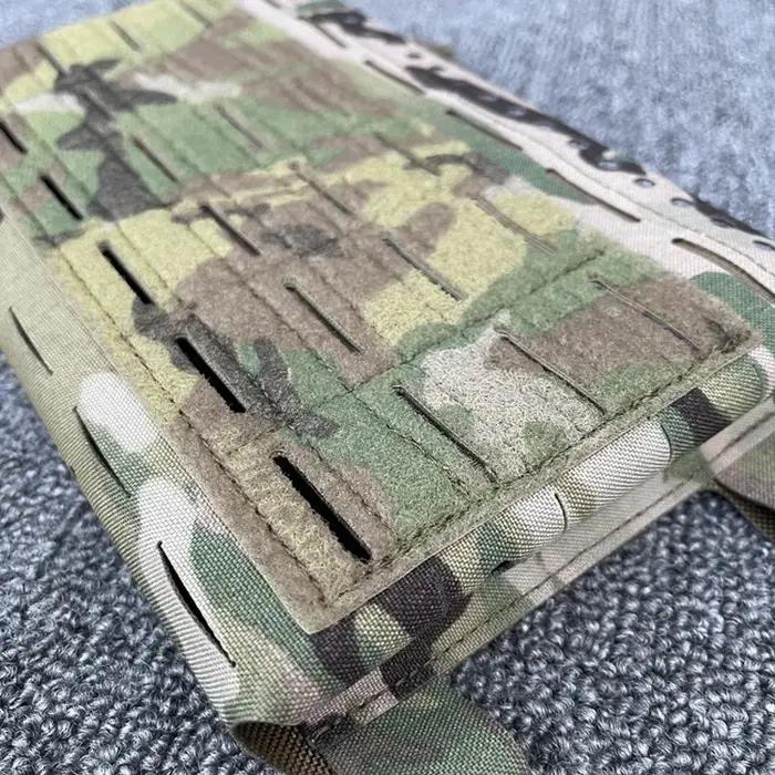 Pochette de plate-forme de poitrine tactique Airsoft MK5, porte-plaque, découpe Laser, sac Molle, Co