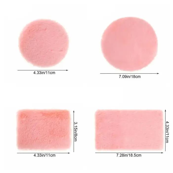 Tapis en peluche de style nordique Lea, revêtements de sol miniatures, accessoires de beurre, maison