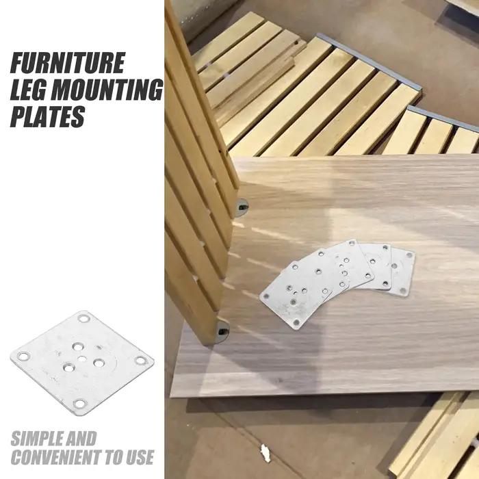 Pièces de connexion pour meubles, plaques de montage pour pieds de canapé, supports de réparation su