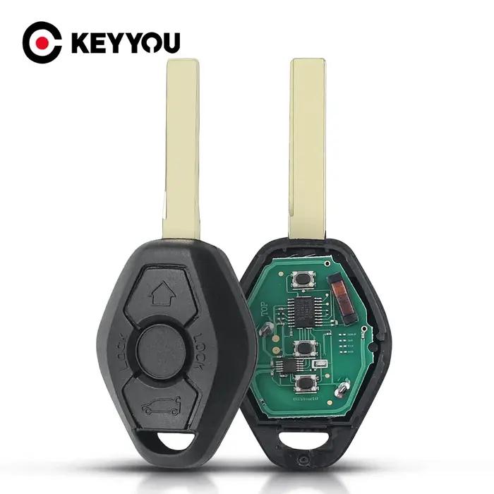 KEYYOU clé de voiture à distance puce ID46 pour BMW CAS2 série 5 E46 E60 E83 E53 E36 E38 315LP MHZ 3