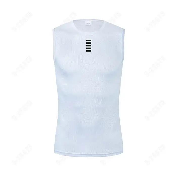 Couche de Base de cyclisme, sous-vêtements réfléchissants, maillot de cyclisme blanc, gilet de Sport