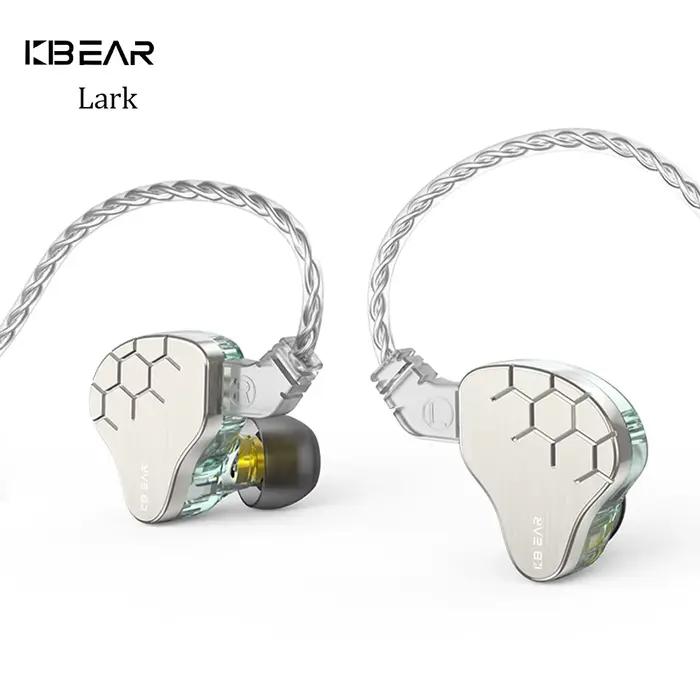 KBEAR Lark hybride 1DD + 1BA pilote KS1 casque HiFI écouteur câble casque musique Sport dans l'oreil