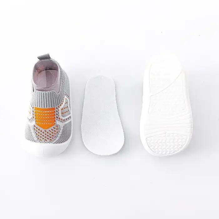 Chaussures d'été pour bébé de 0 à 5 ans, chaussettes pour nouveau-né fille, chaussures à fond souple