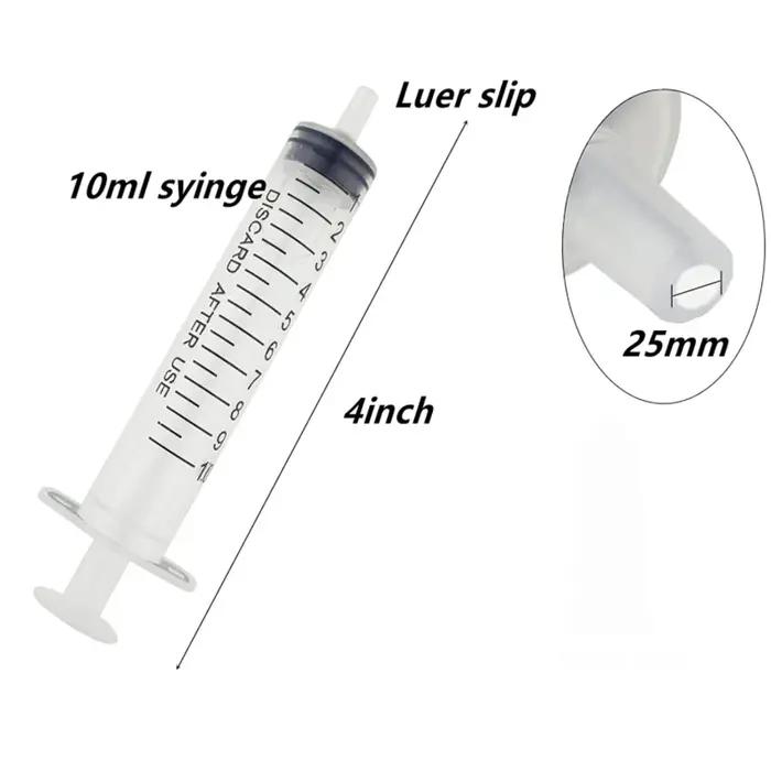 Seringue réutilisable en plastique pour mesurer les nutriments, outil de cuisine hydroponique, 1ml-1