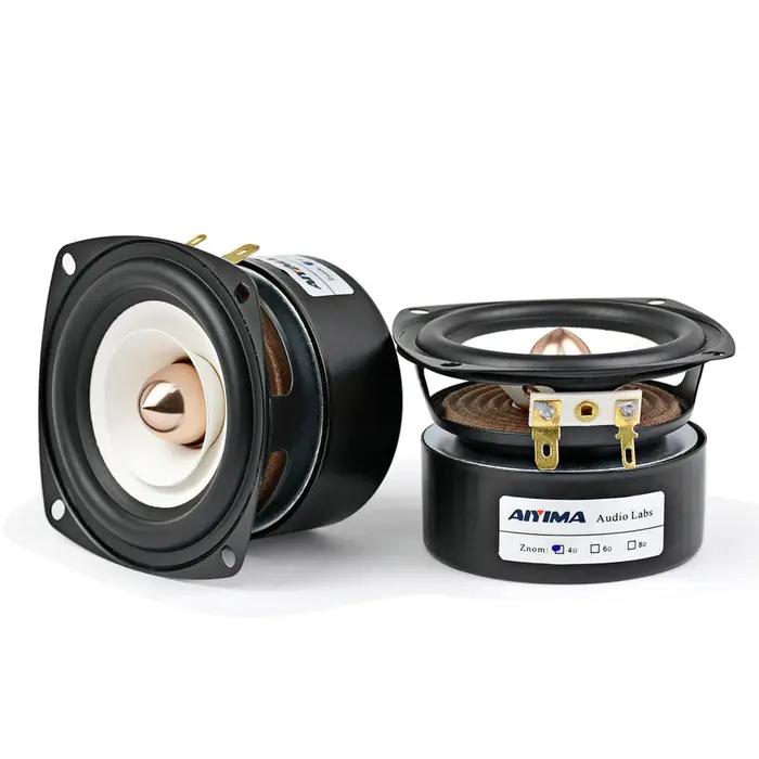 AIYIMA 2 pièces, haut-parleurs pleine gamme de 3 pouces, 4 8 ohms, 15 W, haut-parleur de basse et de