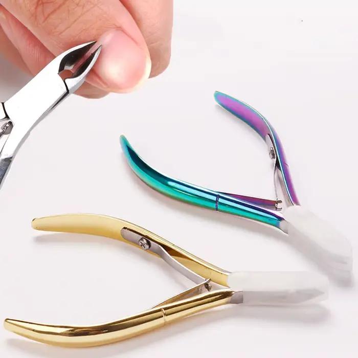 Coupe-cuticules professionnel, ciseaux de manucure, poussoir de pédicure, dissolvant de peau morte,