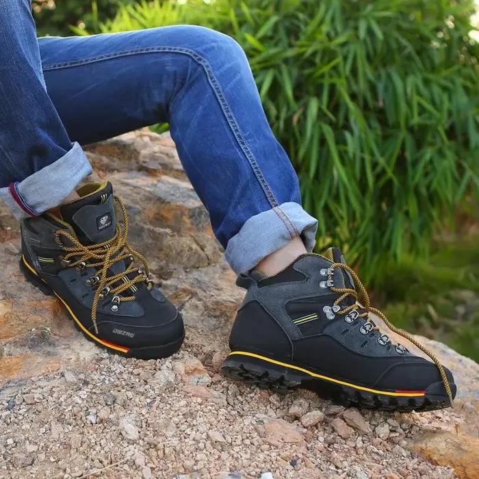 Chaussures randonnée homme plein air montagne escalade sneakers qualité mode casual bottes neige