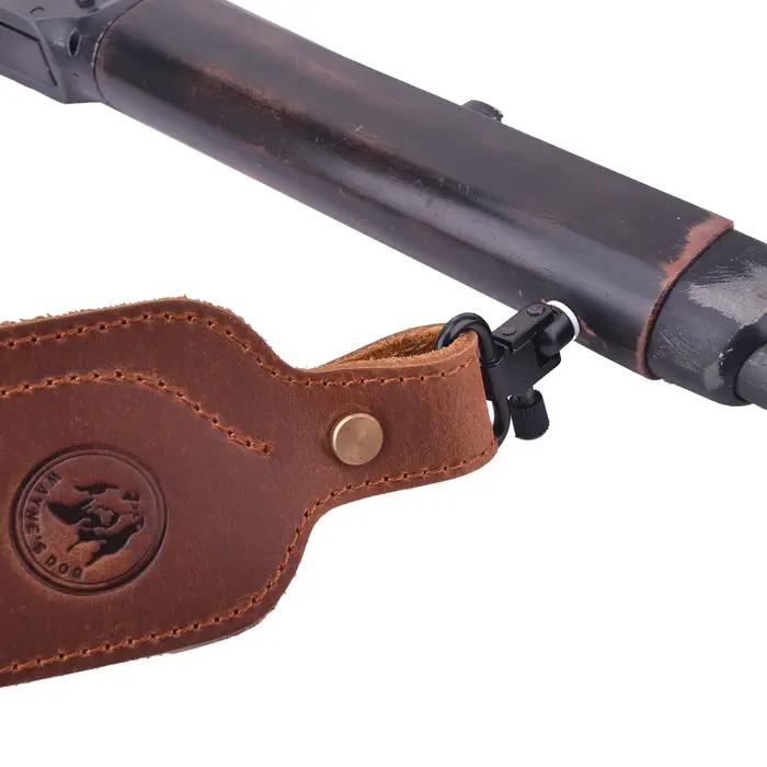 Sangle de fusil en cuir vintage réglable, odorde chasse, sangles initiées