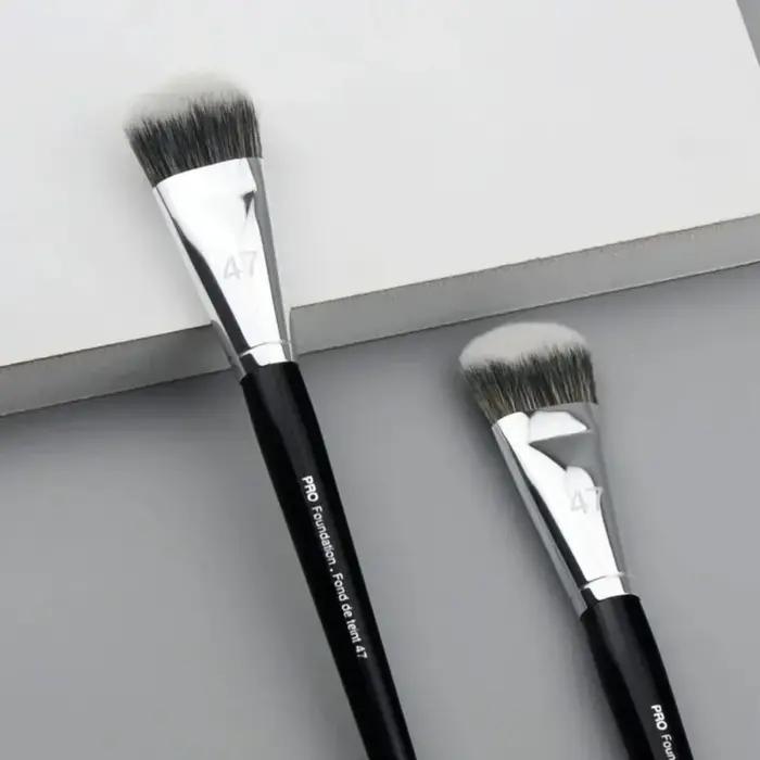 Brosse de fond de teint professionnelle, 47 têtes de balai, fond de teint liquide, pinceaux de répar