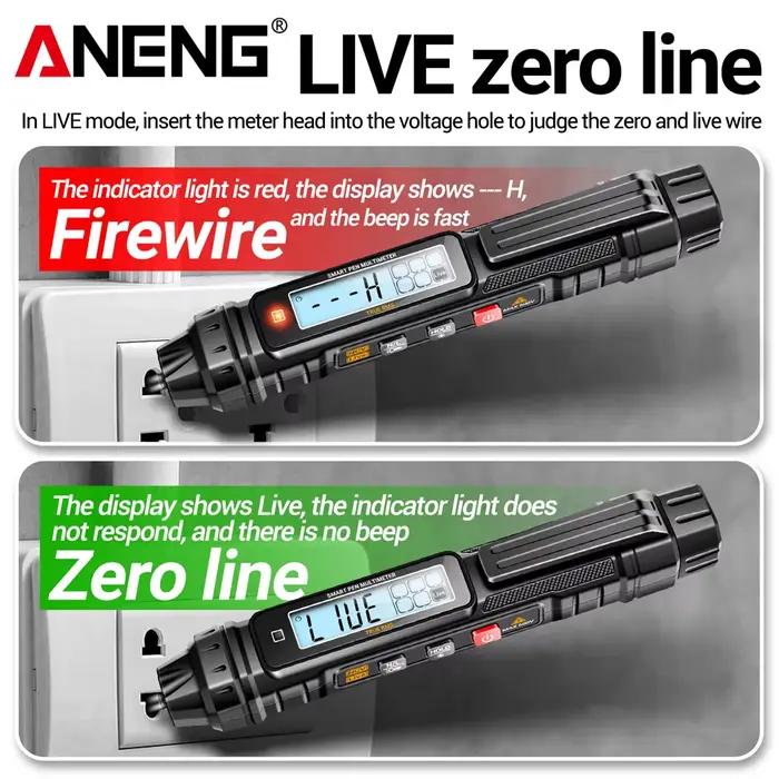 ANENG A3005 multimètre numérique professionnel testeurs de stylo compteur de tension AC/DC détecteur